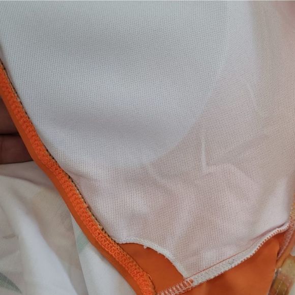 Plus size 2pcs set women biki the very high quality swimming printed ruffle peac - Picture 4 of 8